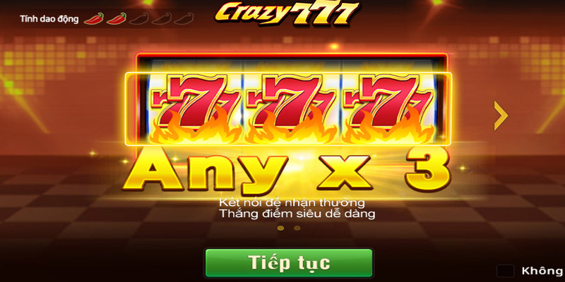 Nổ hũ Crazy 777